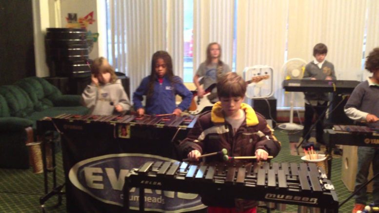 Instrumental cover of Ozzy Osborne’s “Crazy Train” by the Louisville Leopard Percussionists