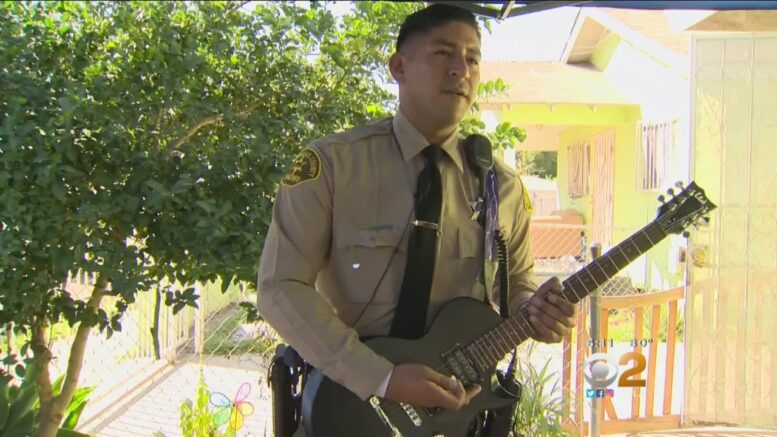 Los Angeles County Deputy Responds To Noise Complaint, Joins Jam Sesssion