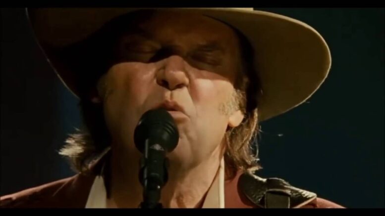 Neil Young Performing “old Man”