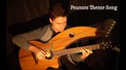 Amazing Harp Guitar Cover Of “linus And Lucy” The Peanuts Theme