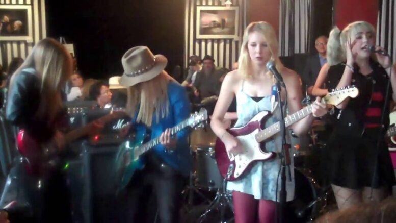 The School Of Rock Plays Gimme Shelter With Special Guest Star Orianthi